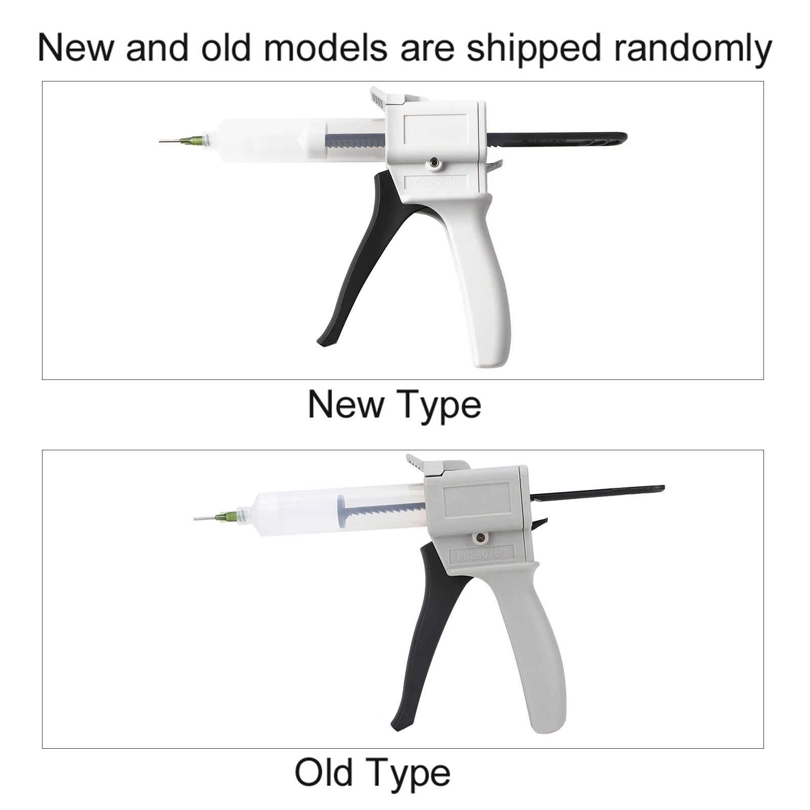 30ml Dispenser Glue Gun Plastic Manual Single Tube Handle Tool Pressing Squeezing Glue Gun