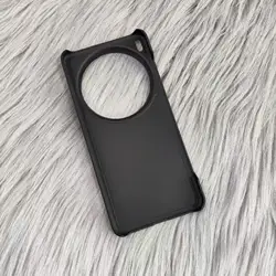 Sleek Matte Shockproof Solid Color Phone Case with Hard PC Back Cover for Vivo X200 Pro (Black)