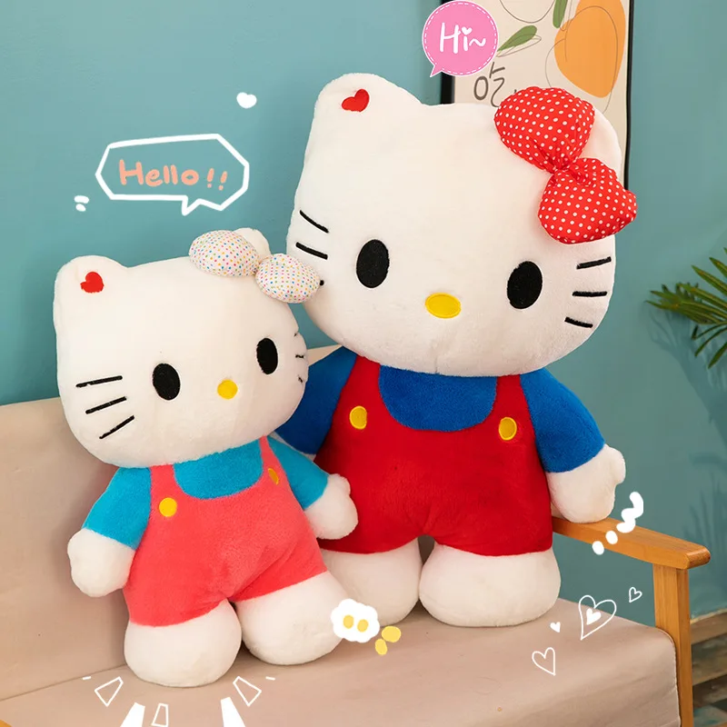 Genuine License New 80cm Oversize Kawaii Hello Kitty Cute Plush Doll Cartoon Doll Creative Birthday Gifts Girl Holiday Gift 2024 4