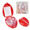 Emergency First Aid Mask Rescue CPR Mask Resuscitator One-Way Valve CPR Face Shield Survival Training Mask Car Bus Survival Gear 1