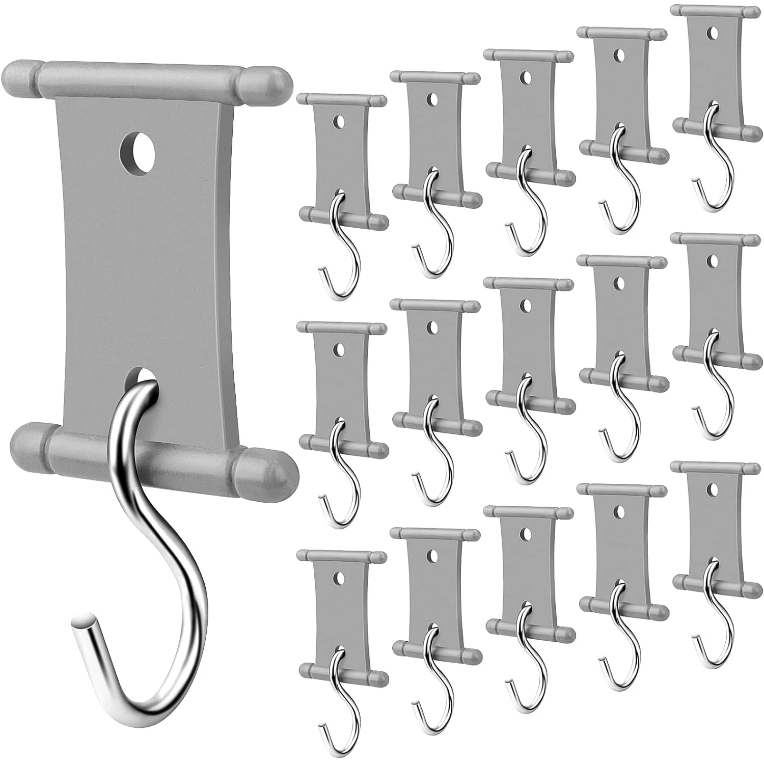 4/8Pcs S-Shaped Camping Awning Hooks Clips RV Tent Hangers Light Hangers For Caravan Camper Hooks Accessories Outdoor Supplies