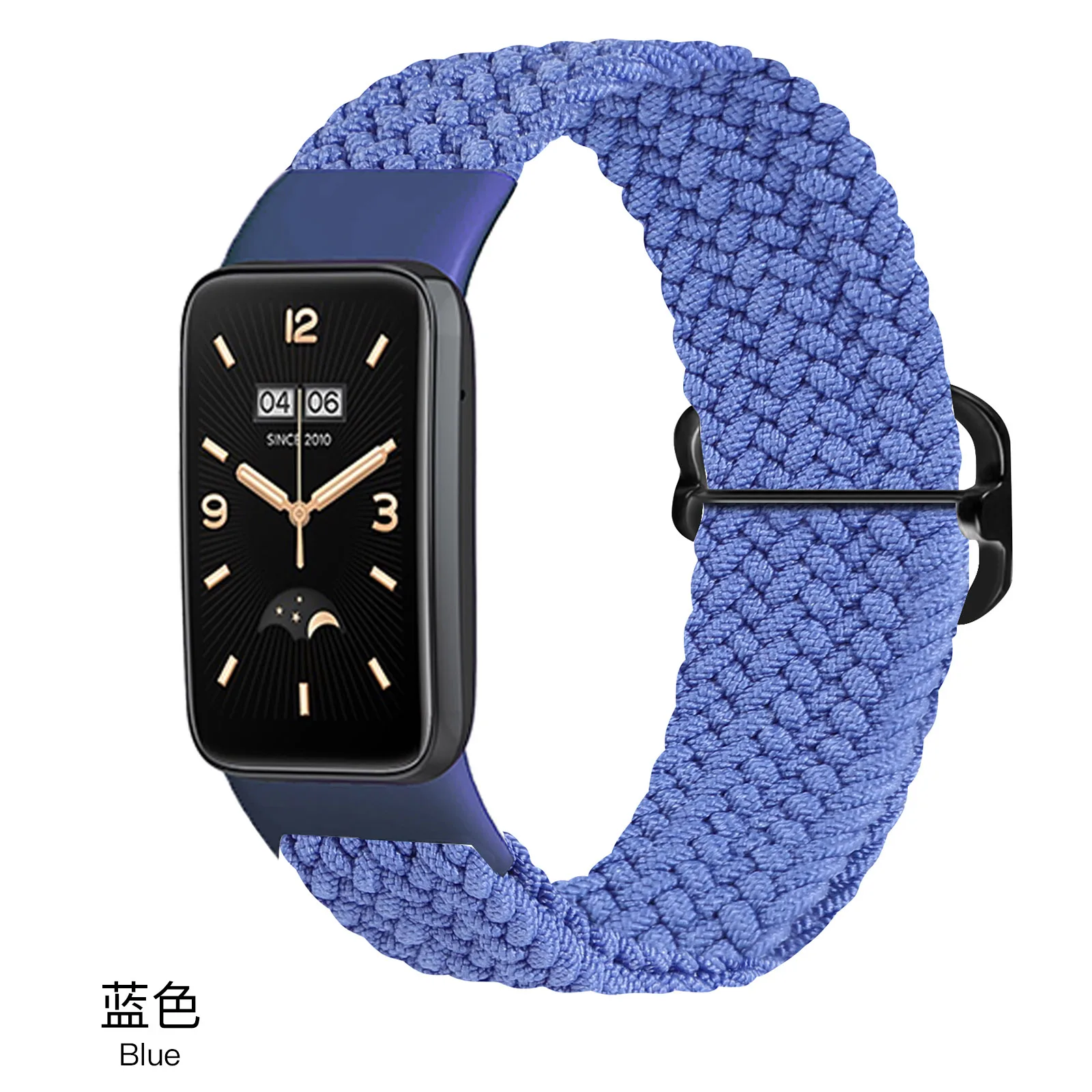 Elastic Braided Solo Loop Wristband Strap for Fitness Tracker Bracelet