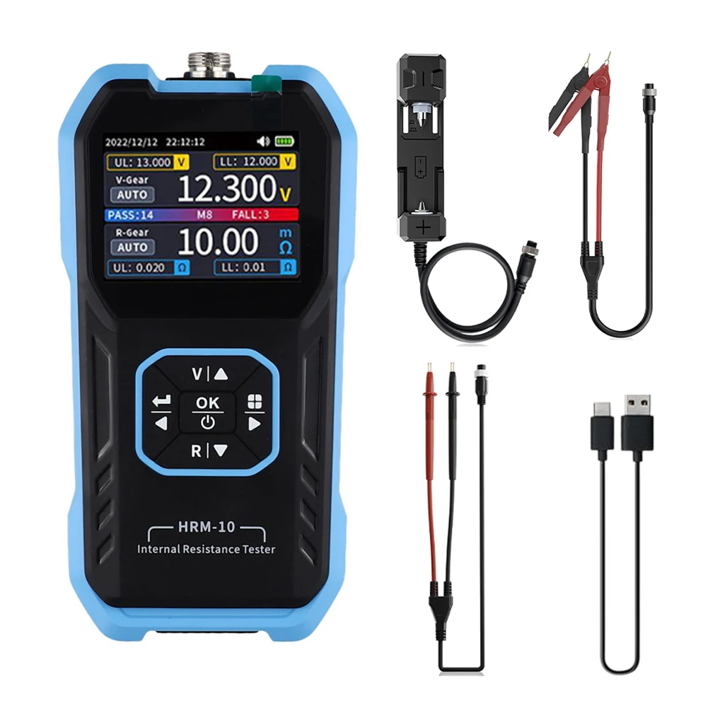 HRM-10 Internal Resistance Meter High-precision Lithium Iron Phosphate Battery Test Meters Power Tools