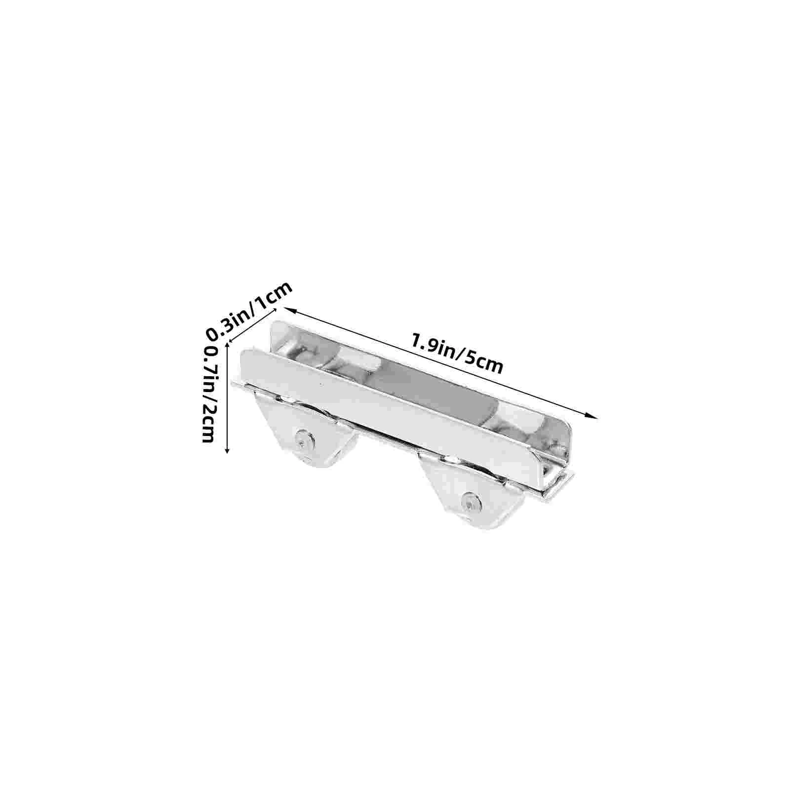 Sliding Patio Door Rollers Slotted Sliding Door Wheels Glass Pulley Shower Barn Wheels Replacement 4pcs