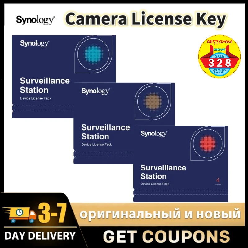 PC/タブレット PC周辺機器 Synology Camera License Key For Synology Surveillance Station 