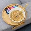 Storage Tray Table Sofa Armrest Clip-On Trays Natural Bamboo Sofa Tray Practical TV Snack Trays for Remote Control Drink Snacks 3