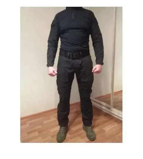Tactical Suits Outdoor Paintball Uniform Windproof Hunting Clothes Combat Shirts Cargo Pants +Knee Pads Pants Men Clothing 4