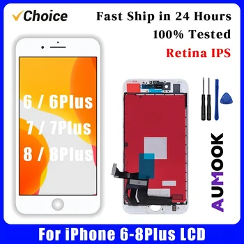 AAA+ OEM LCD For iPhone 6 6s 7Plus 8Plus LCD Touch Screen Digiziter Assembly For iPhone 6Plus 6sPlus 7 8  Display
