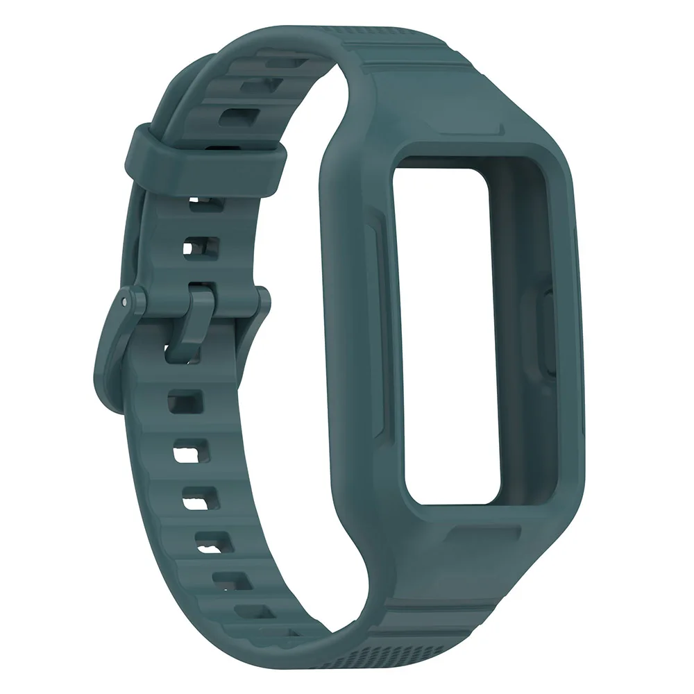 Silicone Wristband with Integrated Protective Case