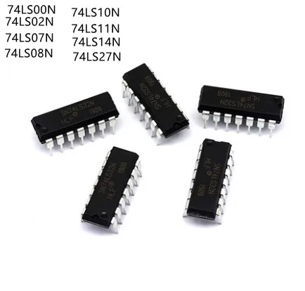 74LS00 74LS02 74LS04 74LS08 74LS07 74LS10 74LS11 74LS14 74LS30 DIP-14 | Электронные компоненты и принадлежности