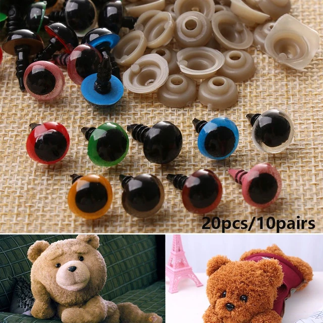 Toys Plastic Eyes For Crochet Animals Puppet Accessories Stuffed Bears  Craft With Washers Safety Black Crafts - AliExpress