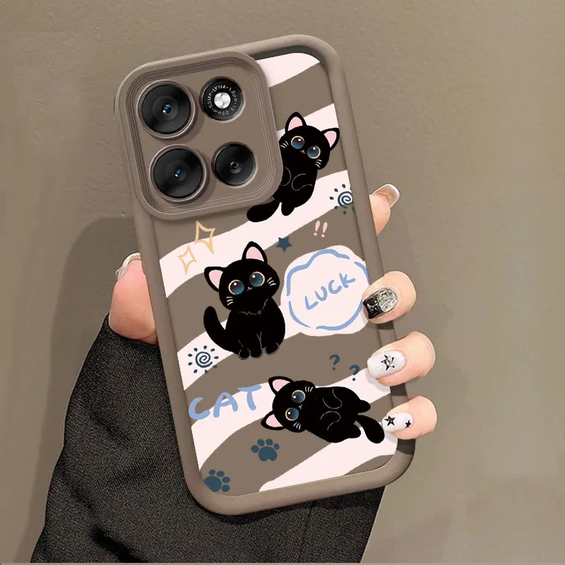Fashionable Cute Cartoon Shockproof Silicone Case - Soft Protective Back Cover
