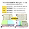 Portable and Efficient Air Vacuum Bag Set - 4pcs Compression Bags for Clothes and Travel Gear, Easy to Use, No Air Pump Required 4