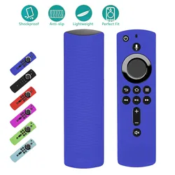 Protective Silicone Shockproof Remote Control Cover with Anti-Slip Grip (Blue)