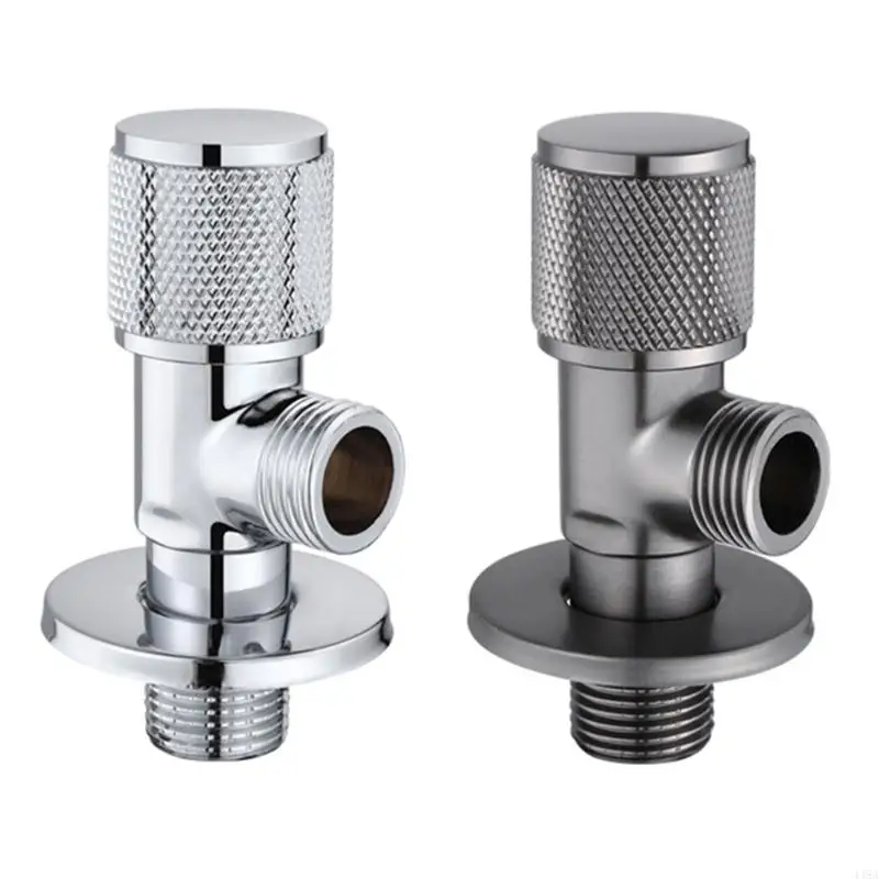 Full copper toilet angle valve, full copper mini angle valve, toilet gun, gray gold electroplated toilet angle valve/inlet valve