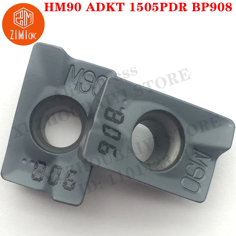 

10 шт. карбидная вставка HM90 ADKT 1505PDR BP908 фрезерные механические токарные инструменты с ЧПУ металлический токарный станок индексируемый инструмент ADKT1505PDR
