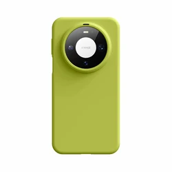 Liquid Silicone Shockproof Soft Phone Case - Fashion Minimalist Skin - Friendly Cover for Huawei Mate 70 Air (Pea Green)