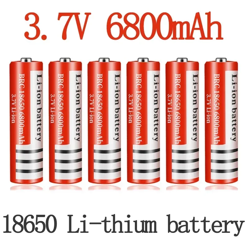 

6800mAh 3.7V 18650 Li-ion rechargeable battery is used in shavers, outdoor headlights, portable fans, remote controls