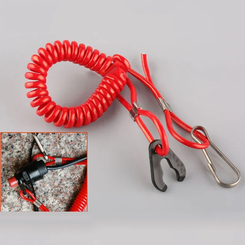 Components Replacement Kill Stop Switch Parts Safety tether Lanyard Pipe Accessories Outboard Engine Practical
