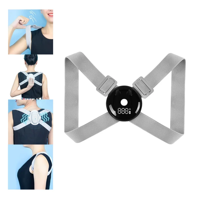 Corrector de postura con vibración, alisador de espalda inteligente para  adultos y niños, mejora los hombros inclinados - AliExpress