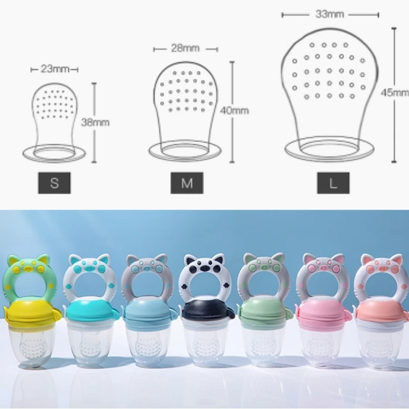 Silicone Fresh Food Nibbler Baby Feeder Kids Boy Girl Fruit Nipple Feeding  Safe Infant Supplies Nipples Soother Newborn Pacifier - AliExpress