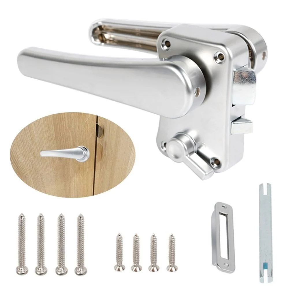 pro-Styling Deurslot, Kast, Badkamer, Caravan, Camper, Hymer, Bruin, Kunststof, 57 mm x 52 mm x 32 mm