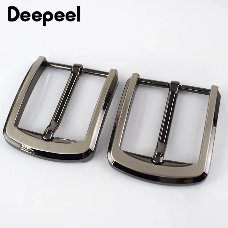 5Pcs ID40/35mm Fashion Men Belt Buckles Metal Pin Buckle for Belts 32-38mm Waistband Head Leather Craft Hardware Jeans Accessory