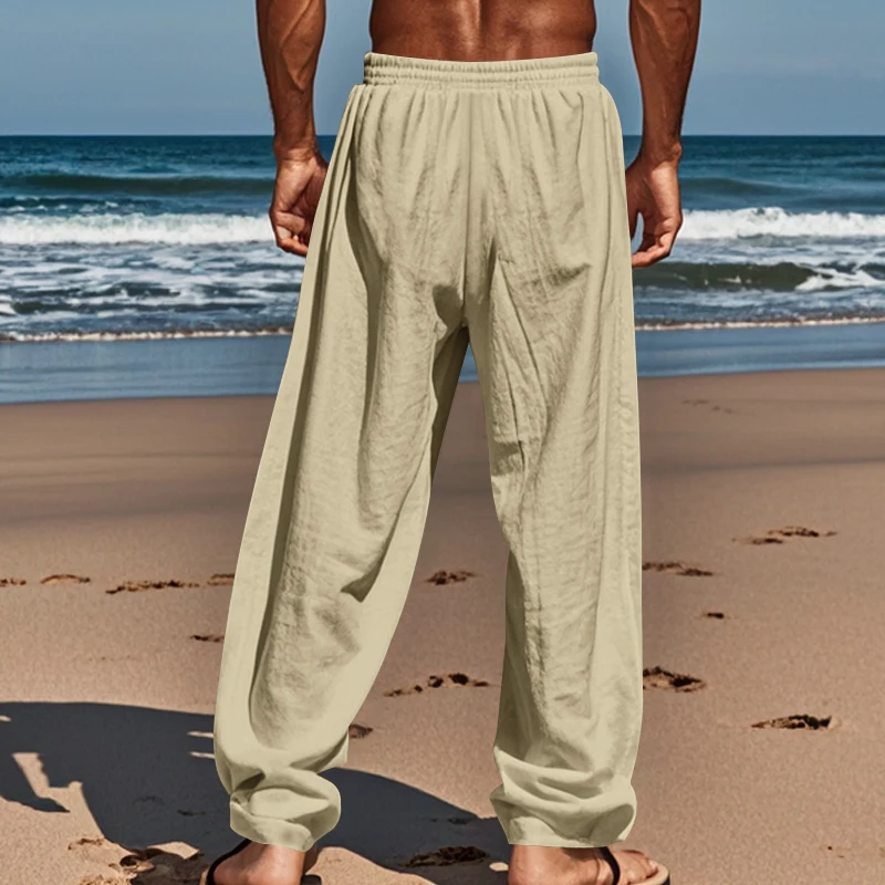 Men’s Cotton Linen Casual Pants 2