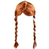 Girls Elsa Wig Kids Cosplay Snow Queen 2 Elza Anna Braid Hair Children Carnival Halloween Birthday Princess Party Accessories 3