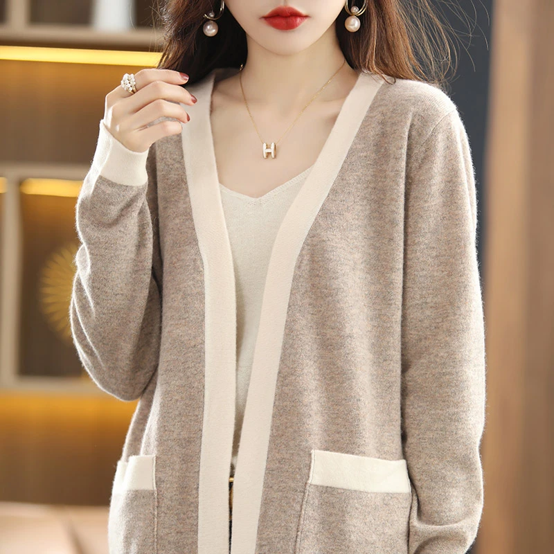 bitter Pellen plus Wool Long Cardigan Sweaters Women | Womens Wool Cardigan Sweaters Sale -  2023 Spring - Aliexpress