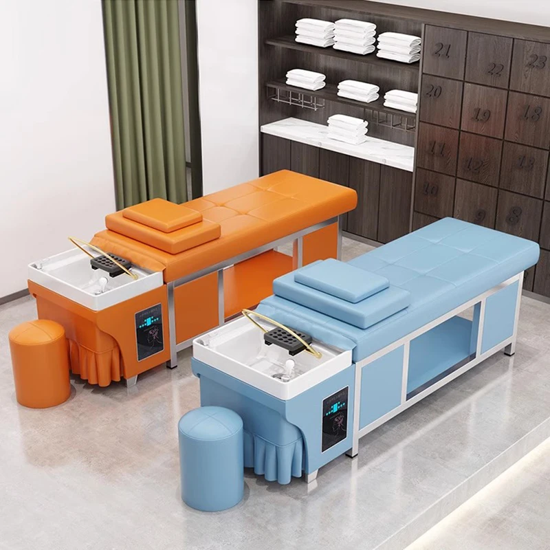 Stylist Beauty Salon Chair Professional Japanese Hydrotherapy Shampoo Bed Barbershop Makeup Lavacabezas Salon Furniture LJ50SC
