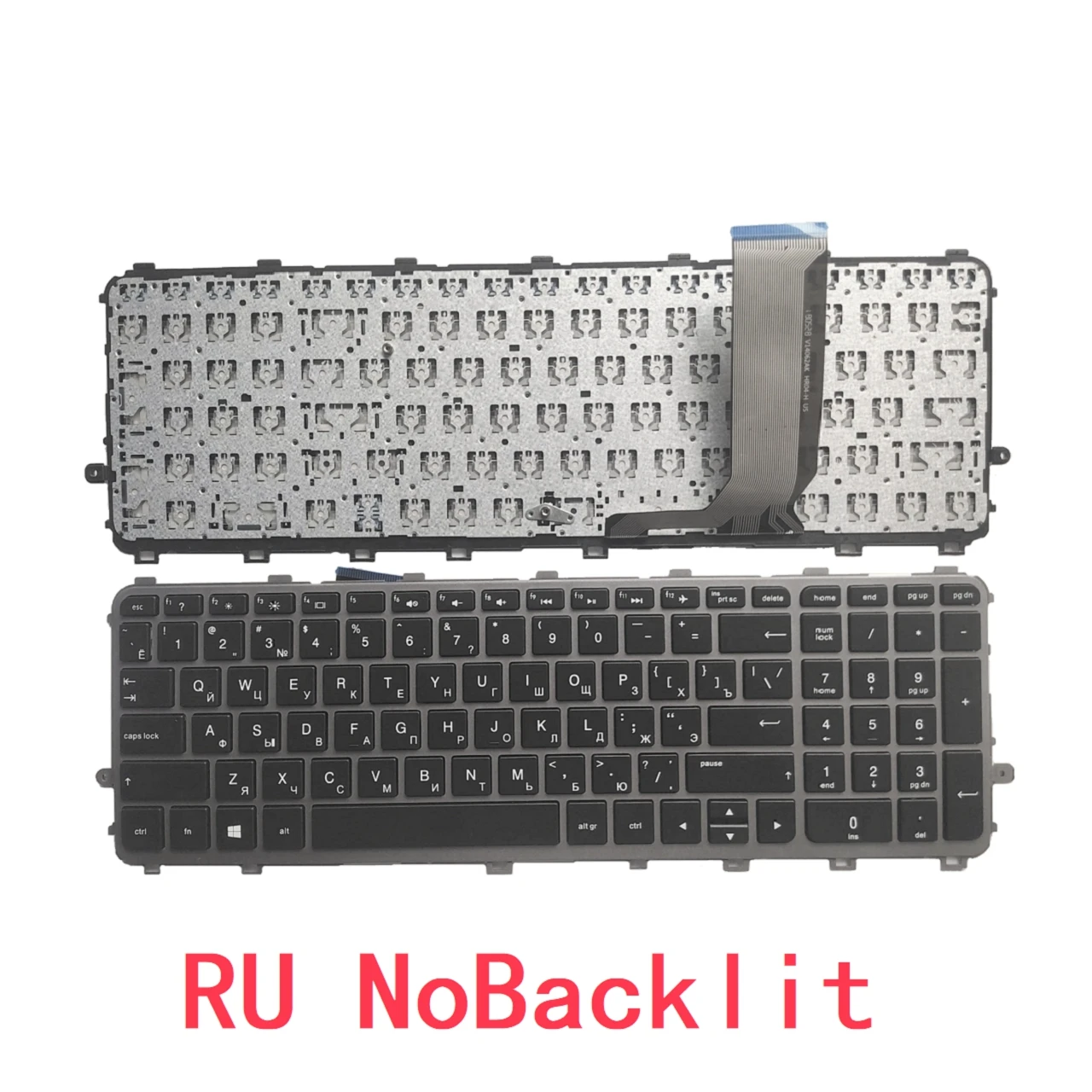 TECLADO HP ENVY 15-J 17-J M6-N NEGRO MARCO PLATEADO ESPAÑOL RETROILUMINADO – Soluciones Portátiles