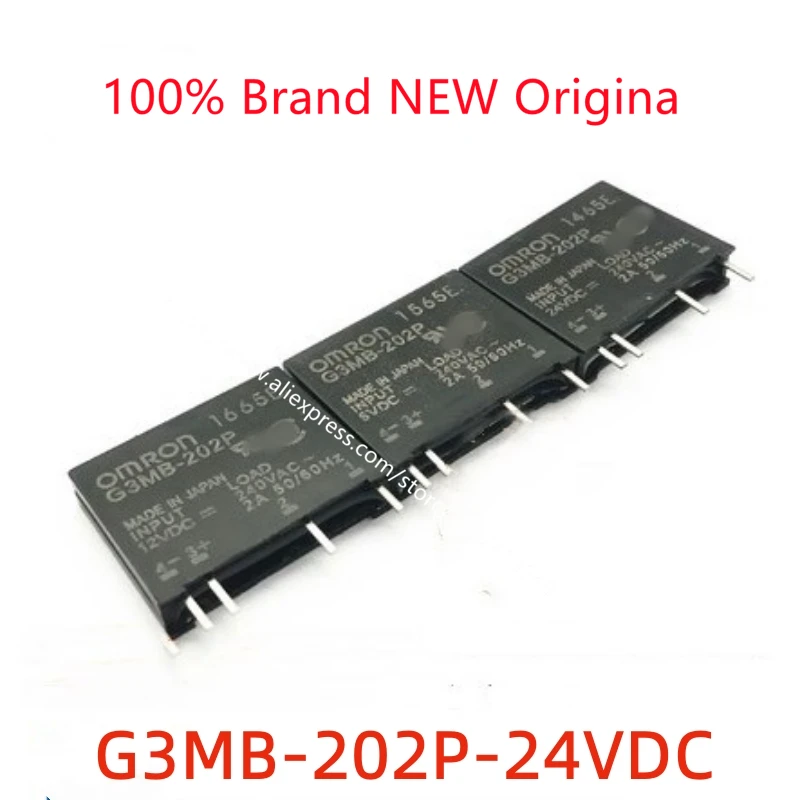 

2pcs/lot Solid state relay G3MB-202P-24VDC 4 pin 2A240VAC solid state relay G3MB-202P 24V