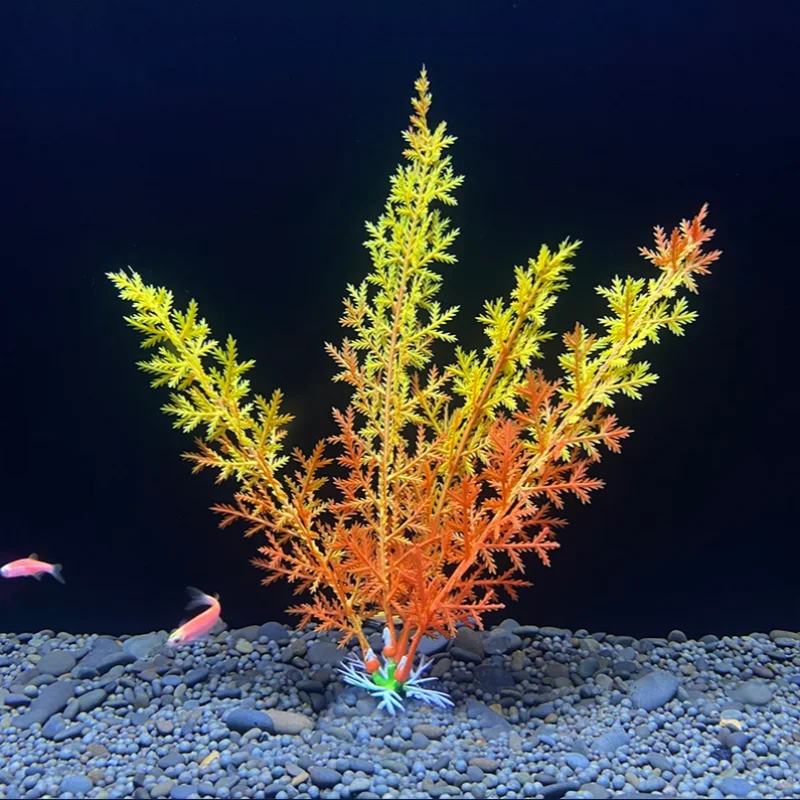 4742-643f57.png 3 piezas de paisajismo para peceras, simulación de plástico, plantas acuáticas y productos para acuarios