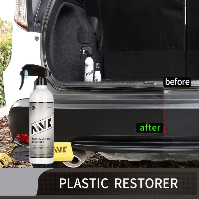 Car Plastic Trim Restorer Exterior Rubber Parts Renovator Aivc Back To  Black Shine Coating Polish Repair Spray Car Detailing - AliExpress