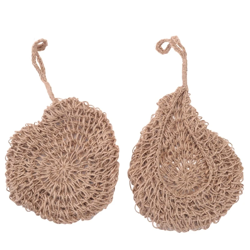ABXF-Twine Onion Basket Hanging For Pantry, Potato Garlic Onion Pantry Storage Baskets, Boho Wall Baskets 2Pcs