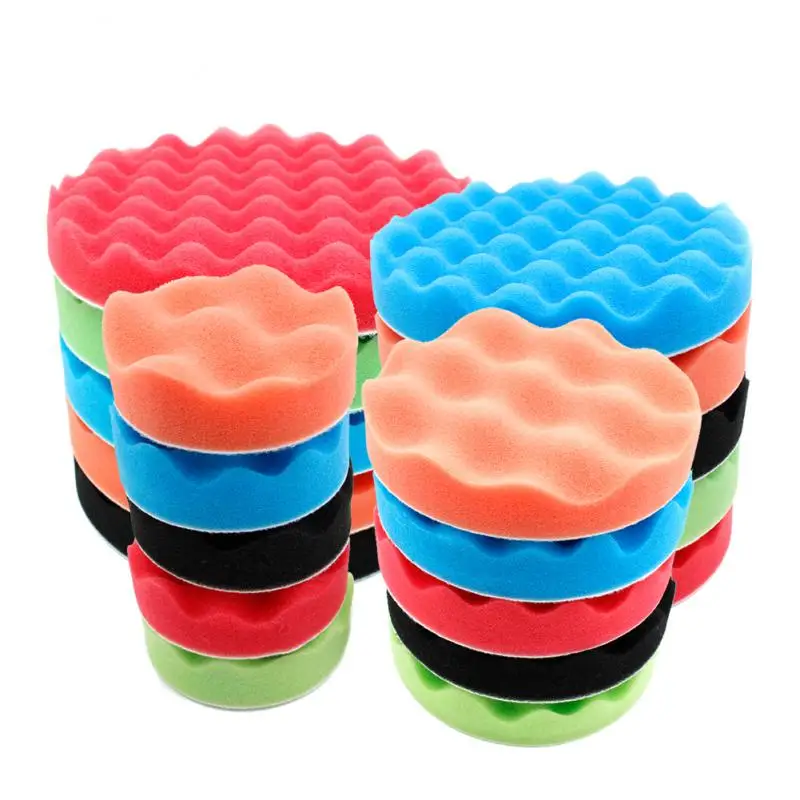 

Inch Car Polishing Kit Polish Pad Car Polish Buffing Pad Abrasive Disc Sponge Foam Pads Polisher For Headlight Refurbish