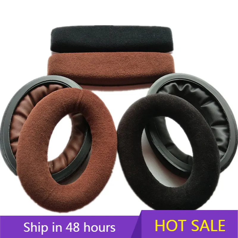 

Replacement Ear Pads for Sennheiser HD 515 518 555 595 558 Headset Parts Leather Cushion Velvet Earmuff Earphone Sleeve Cover