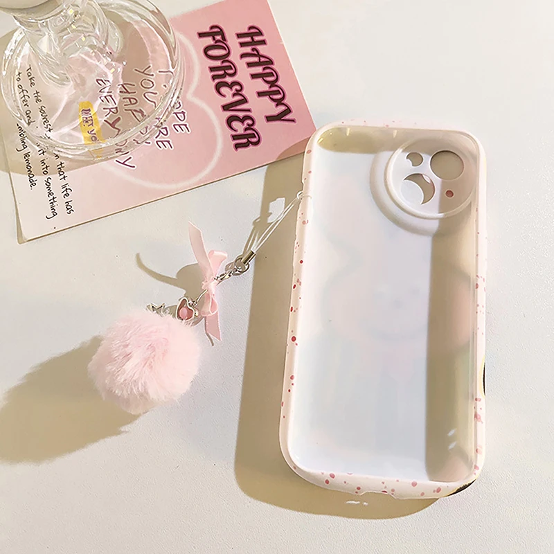 

Модный брелок с меховым шариком и бантом