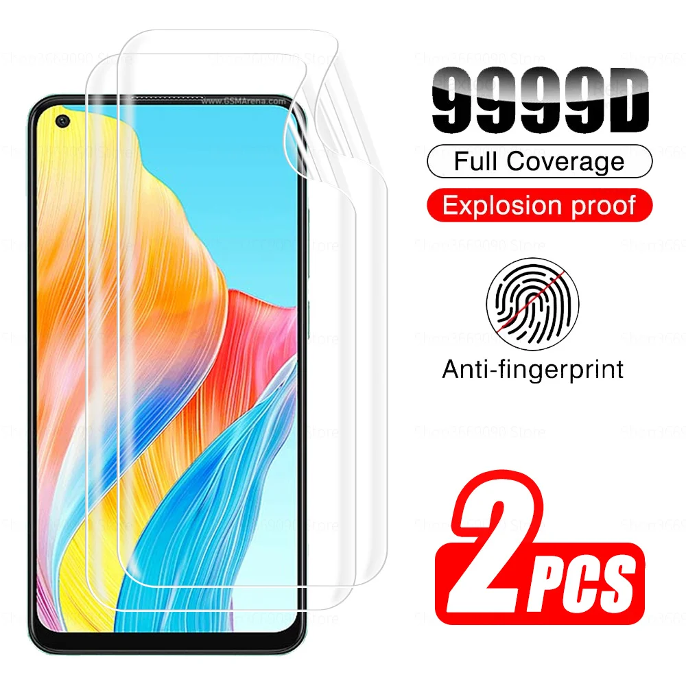 

Изогнутая Гидрогелевая пленка 999D для Oppo A78 4G, Защита экрана для Oppo A78 A 78 78A 4G, мягкие пленки, не закаленное стекло 6,43 дюйма, 2 шт.