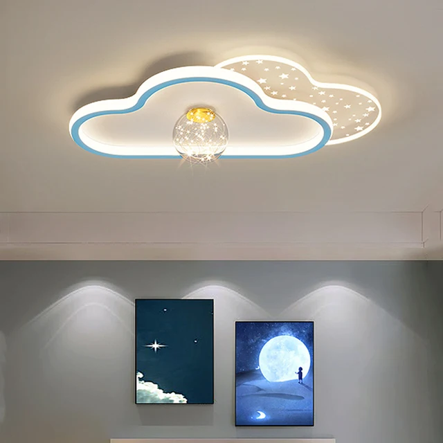 Beautiful and functional LED ceiling lamp for childrens rooms and interior decor