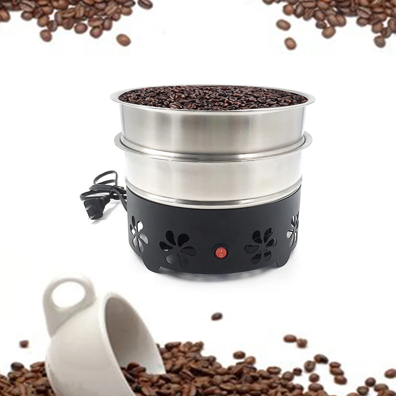 

110V/220V Household Small Coffee Bean Roaster High Suction Stainless Steel Cooler Cooling Plate With Filter Radiator