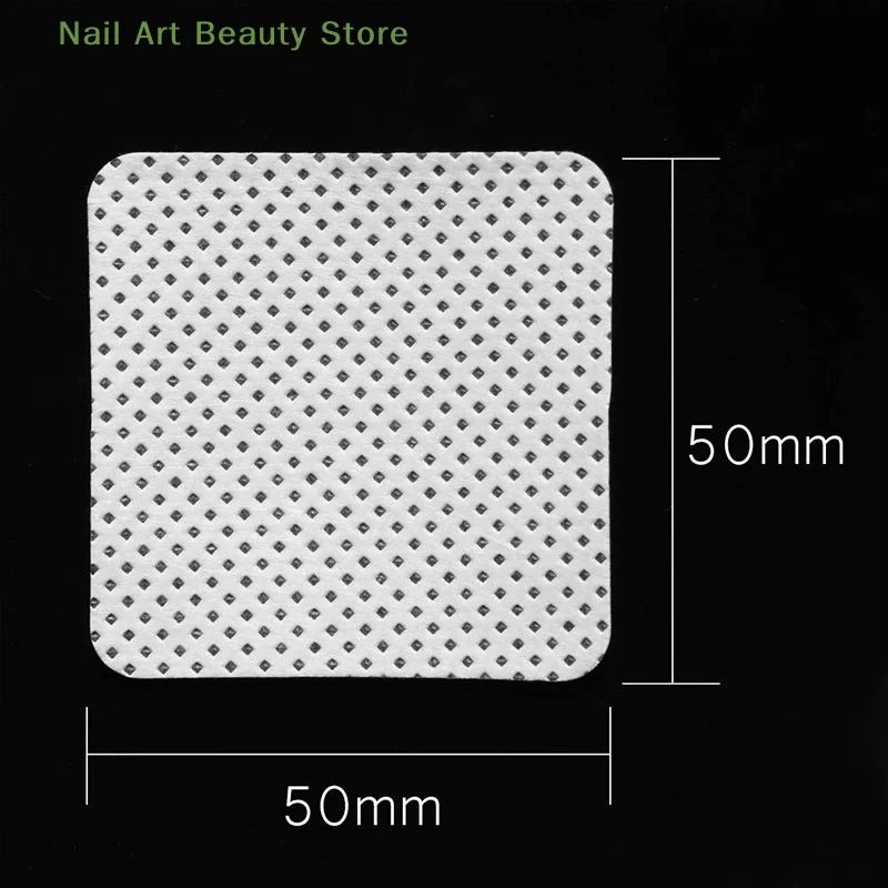 Lint-Free Nail Polish Remover Wipes Art Gel Tips Remover Cleaner Manicure Tool