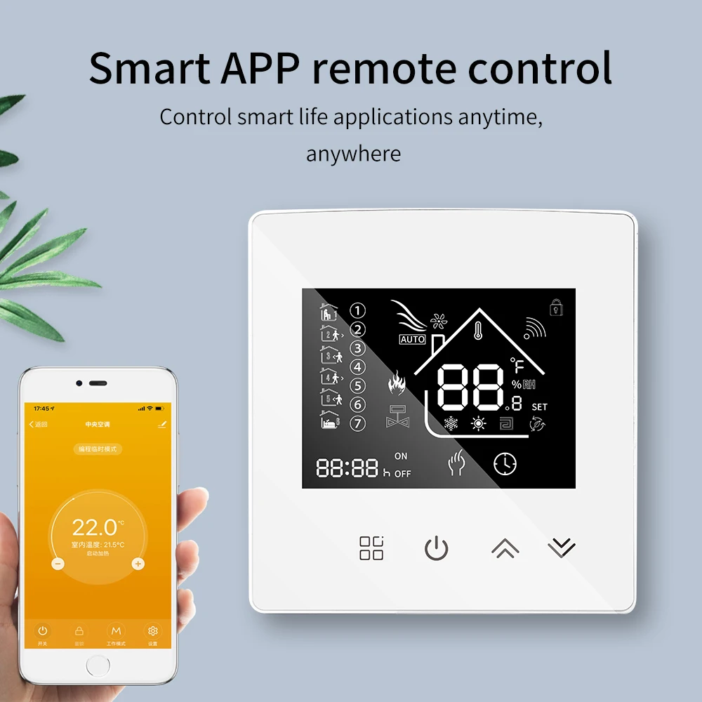 Tuya Smart WiFi Thermostat 16A Warm Electric Floor