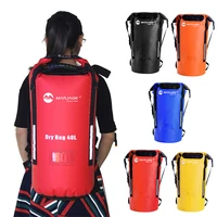 40L Large Waterproof Bag 500D PVC River Trekking Backpack Outdoor Camping Equipment Duffel Rafting Sports Drybag Hermetic Bag 1