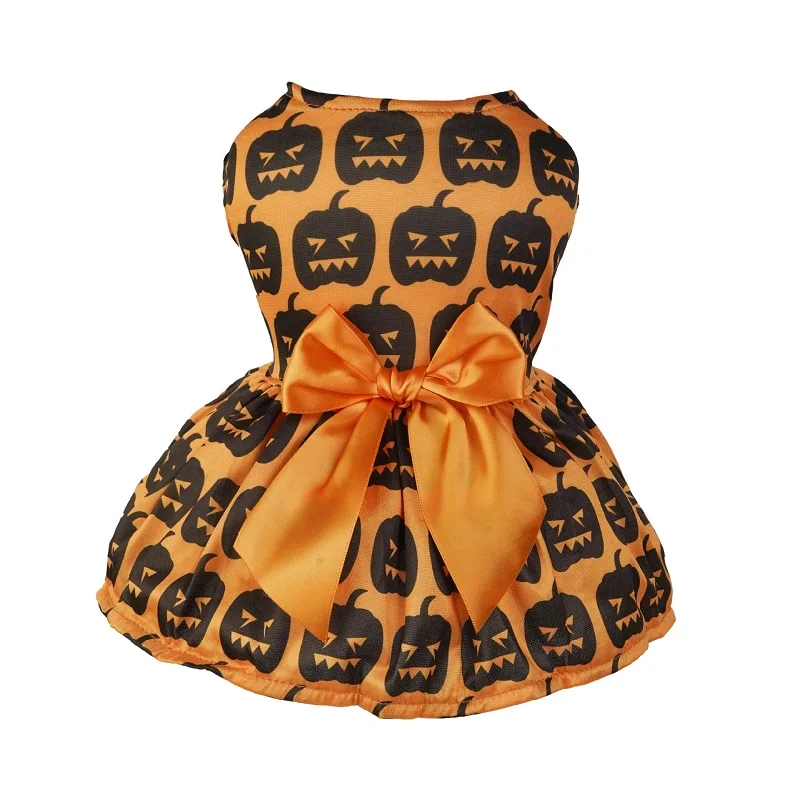 Cotton Lace Floral Bow Pet Dog Dress For Small Dogs Summer Chihuahua Pug Yorkie Clothing Puppy Cat Clothes Dog Wedding Dresses