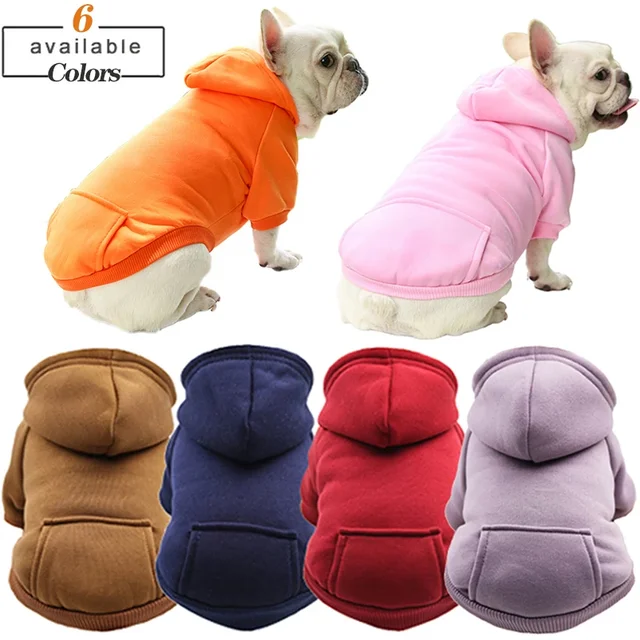 Dog Winter Hooded Sweatshirt 1