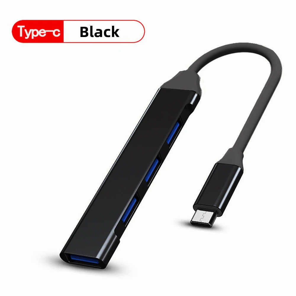 Koncentrator USB typu C 3.0 3.1 4-portowy rozdzielacz USB OTG do HUAWEI Xiaomi Lenovo Macbook Akcesoria komputerowe PC