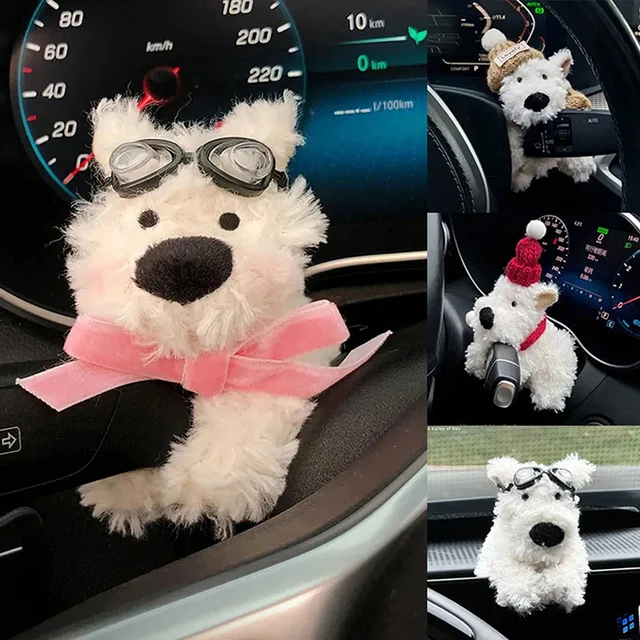 Decorazione Auto Cane Peluche Ornamento Per Cruscotto