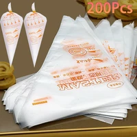 Sacs à pâtisserie crème jetables, sac à douilles de gâteaux, outil de décoration, passepoil de Cupcake, accessoires de cuisson de cuisine, 200 /100/50/20 pièces 1